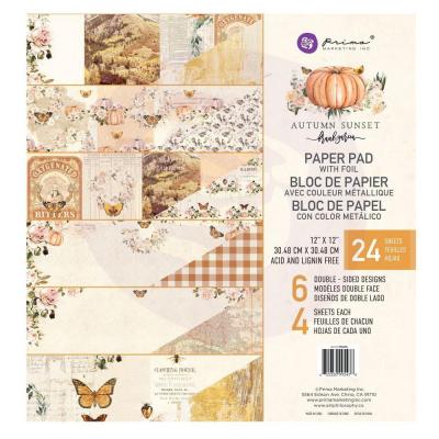 Prima Marketing Paper Pad - Autumn Sunset